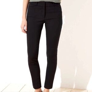 LOFT BLACK SKINNY ANKLE PANTS